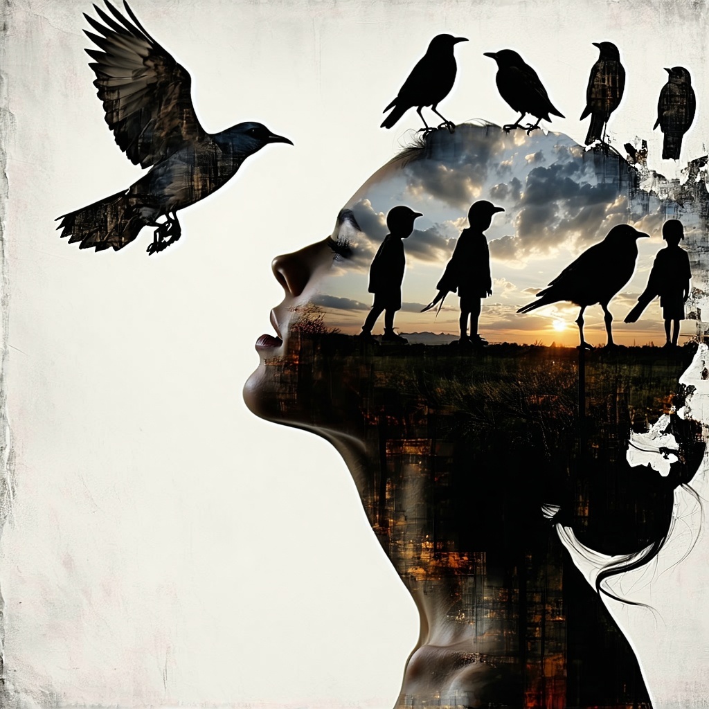 POCD image is a woman with kids in her mind