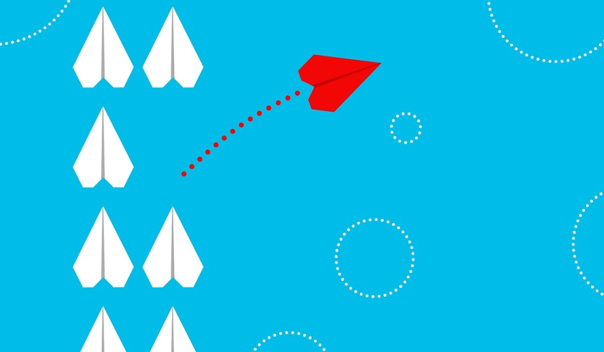 One kite deviating from the norm