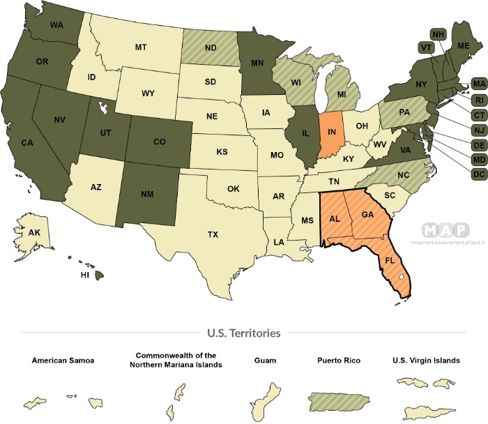LGBT picture of the country